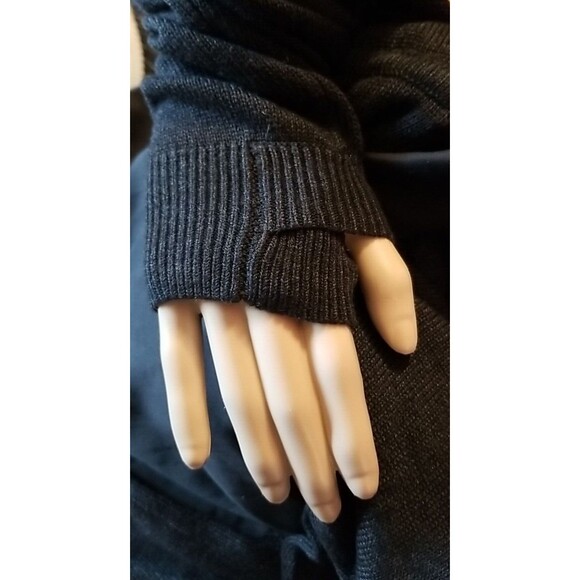 Lululemon Women's Knit V-Neck Button Up Cardigan Sweater Black Size 4         B3 - Picture 10 of 11